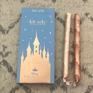 Kitsch Disney Princess Satin-Wrapped Flexi Rods - Blue and Gold